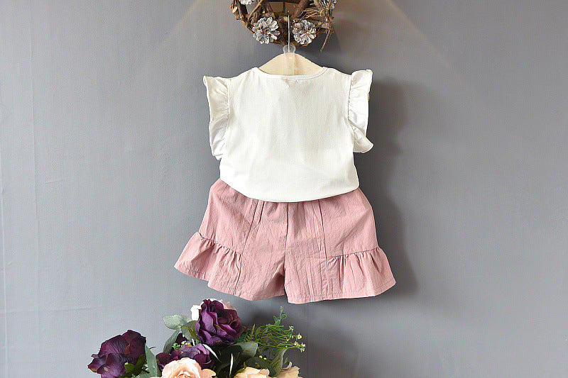 Mini Meow Shorts Set