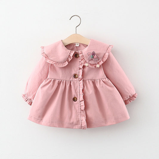 Ditsy Springtime Dress Coat