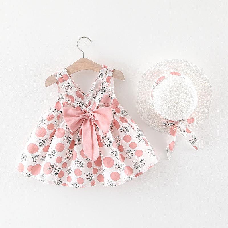 Pink Phoebe Tea Party Dress & Hat