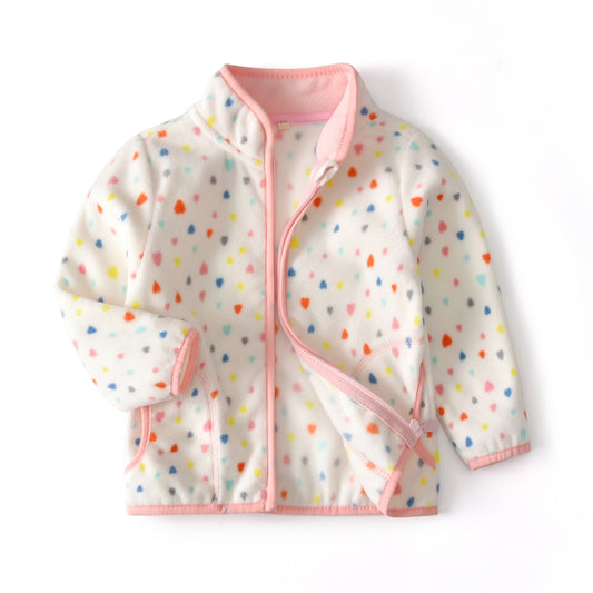 Sweet Sprinkles Polar Fleece Zip Up