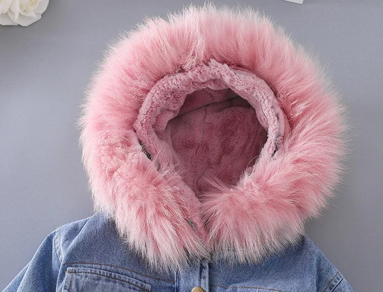 Winter Wonderful Denim Parka