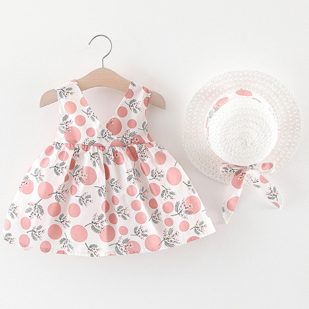 Pink Phoebe Tea Party Dress & Hat