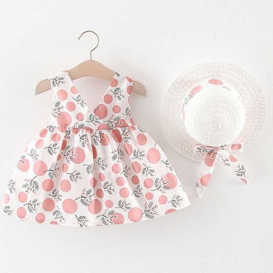 Pink Phoebe Tea Party Dress & Hat