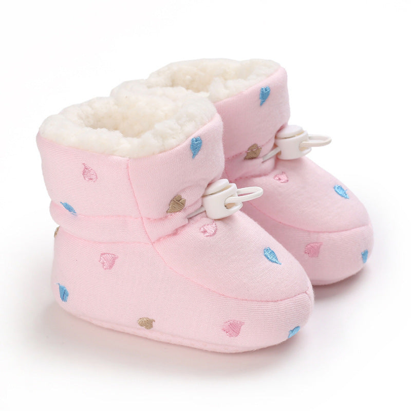 Cloud Pink Snuggle Booties