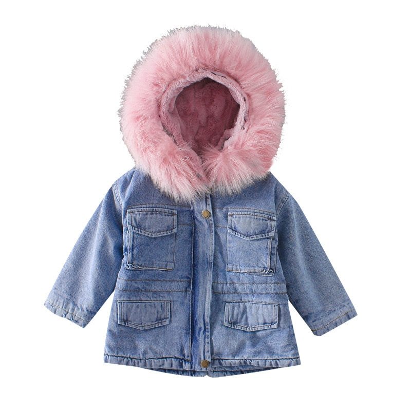 Winter Wonderful Denim Parka