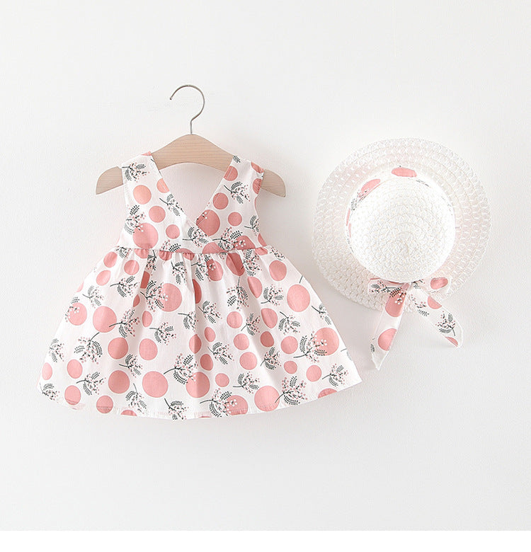 Pink Phoebe Tea Party Dress & Hat