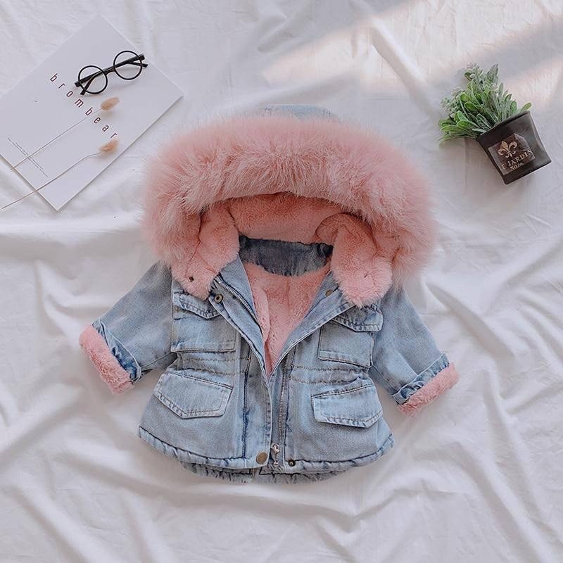 Winter Wonderful Denim Parka