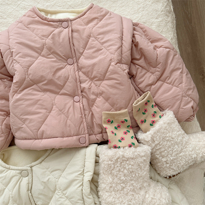 Tiffany Luxurious Quilted Baby Bomber