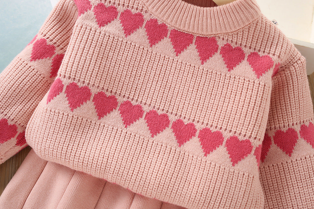 Little Love Jumper & Skirt Set